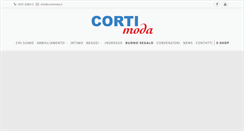 Desktop Screenshot of cortimoda.it